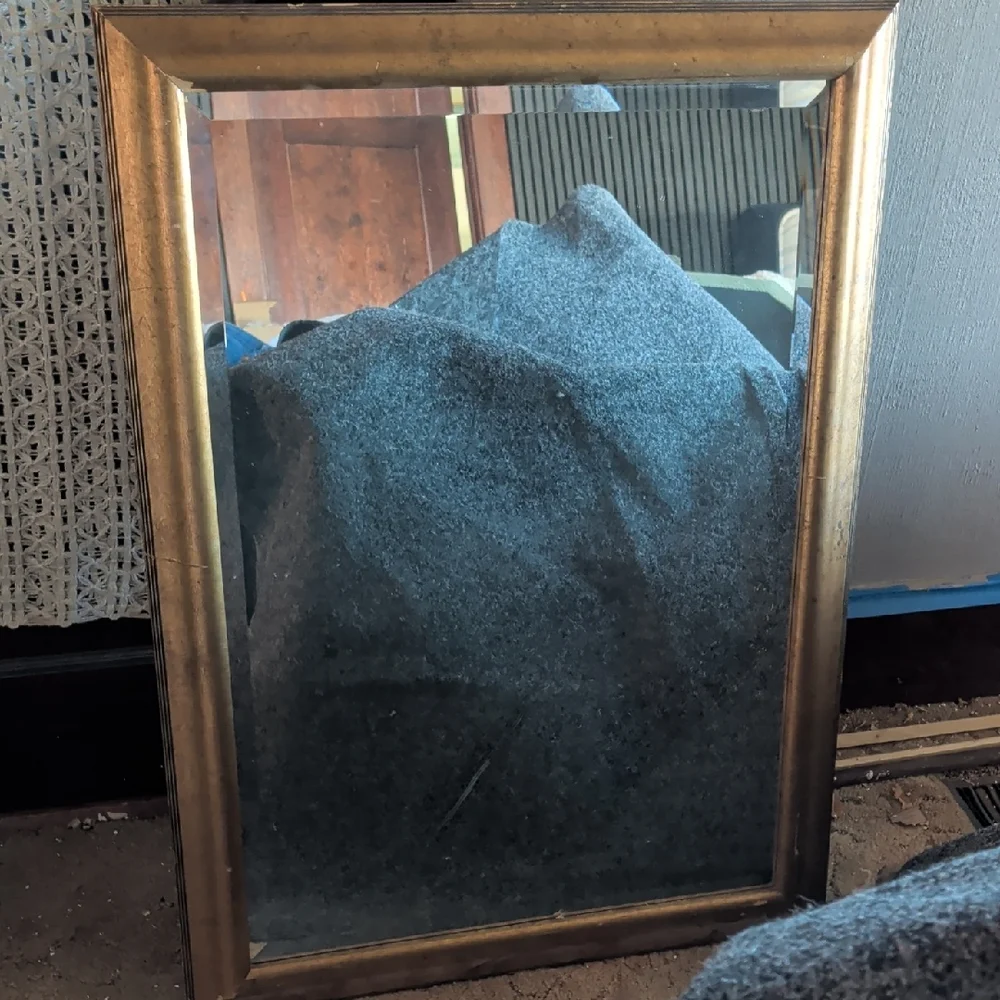 Vintage Gold Wall Mirror